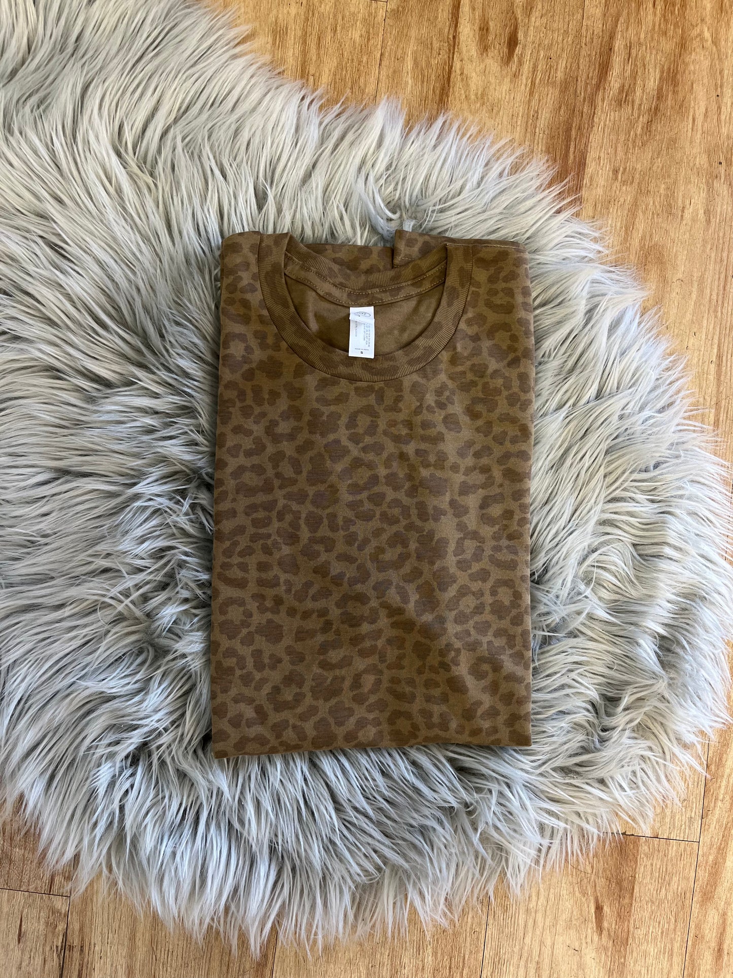 LAT Apparel Brown Leopard
