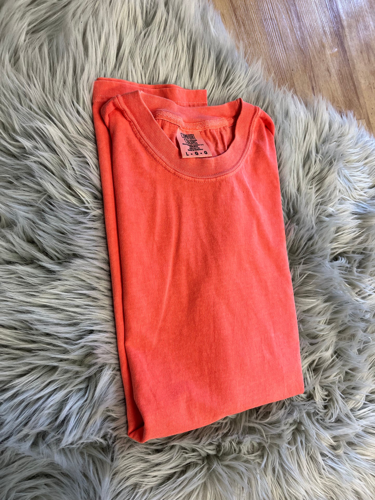 Comfort Colors Neon Red Orange