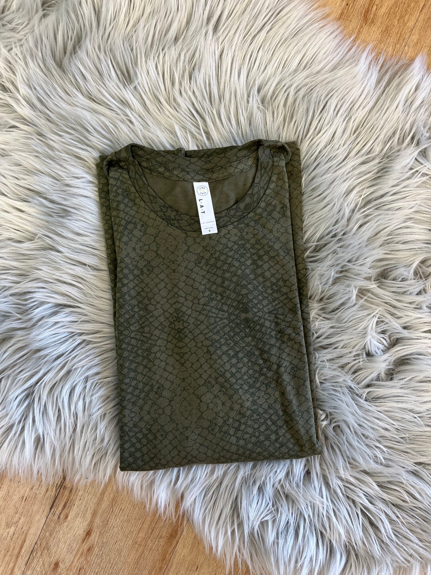 LAT Apparel Green Reptile