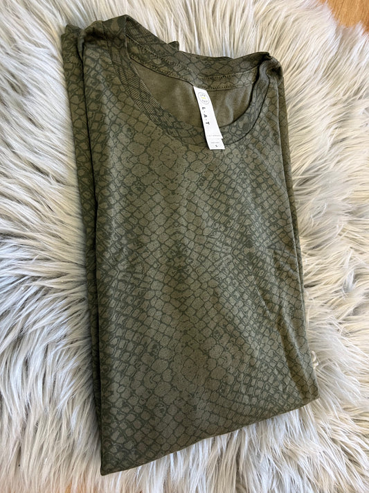 LAT Apparel Green Reptile