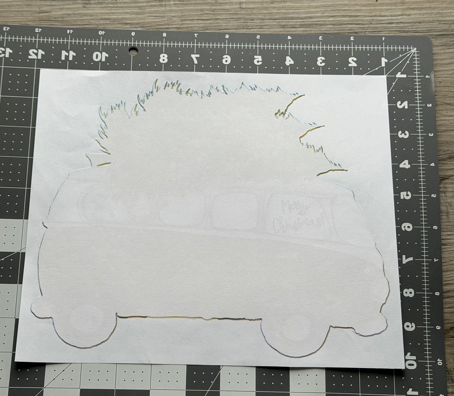'Merry Christmas' Van