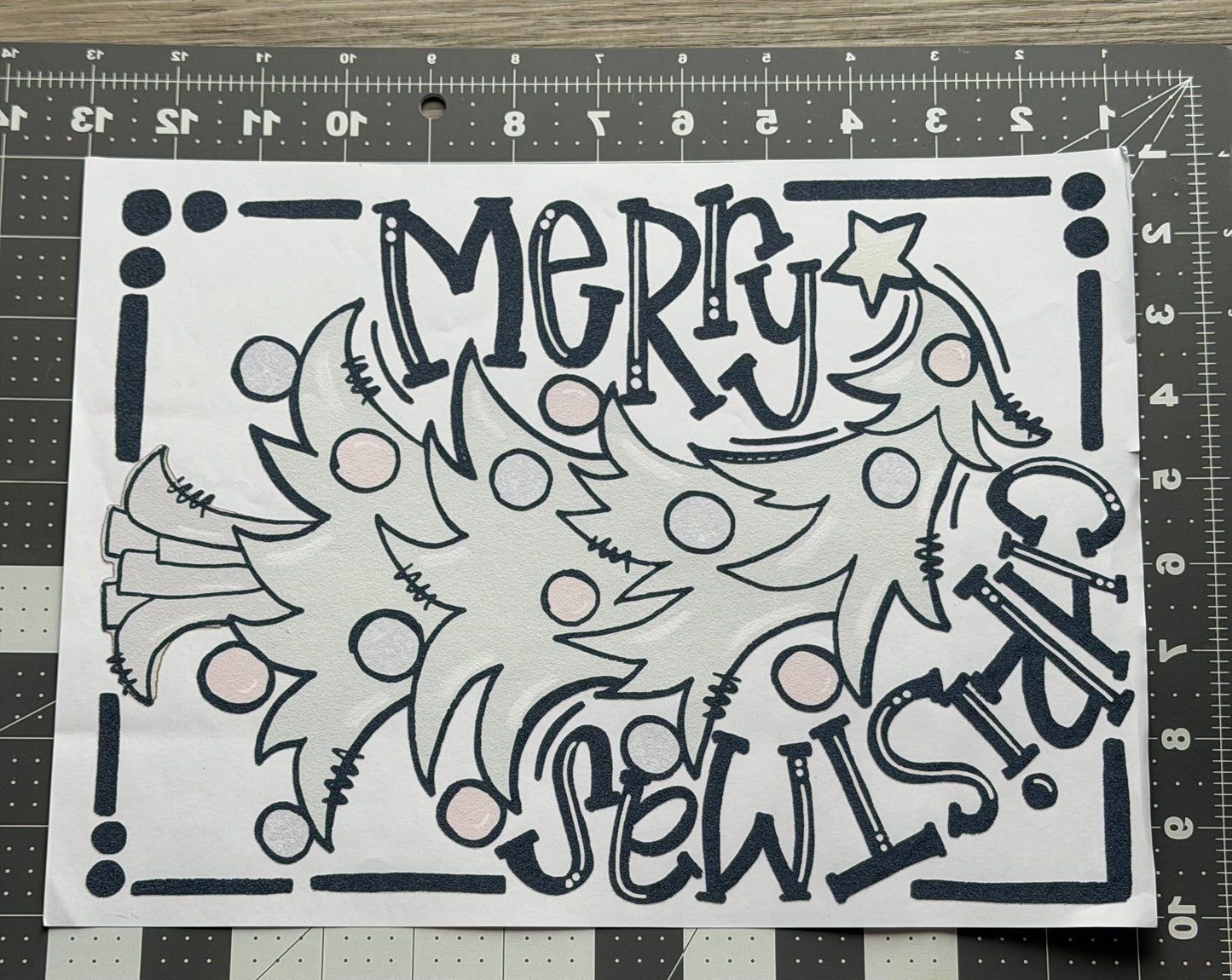 'Merry Christmas' Tree