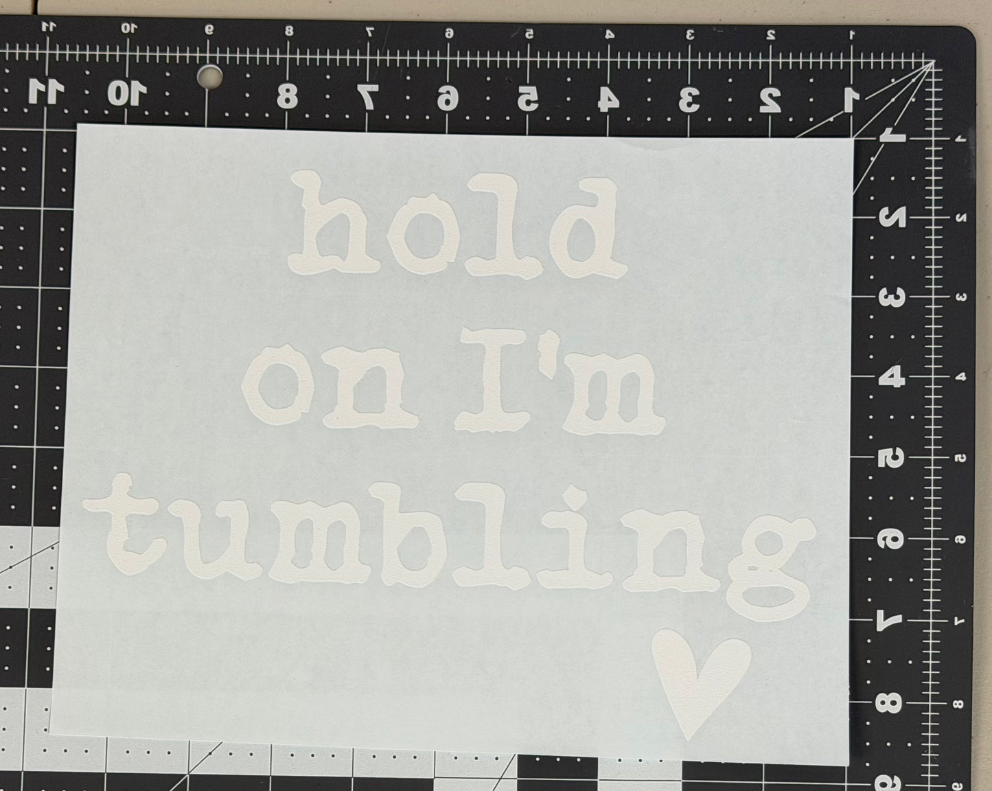 Hold On I'm Tumbling