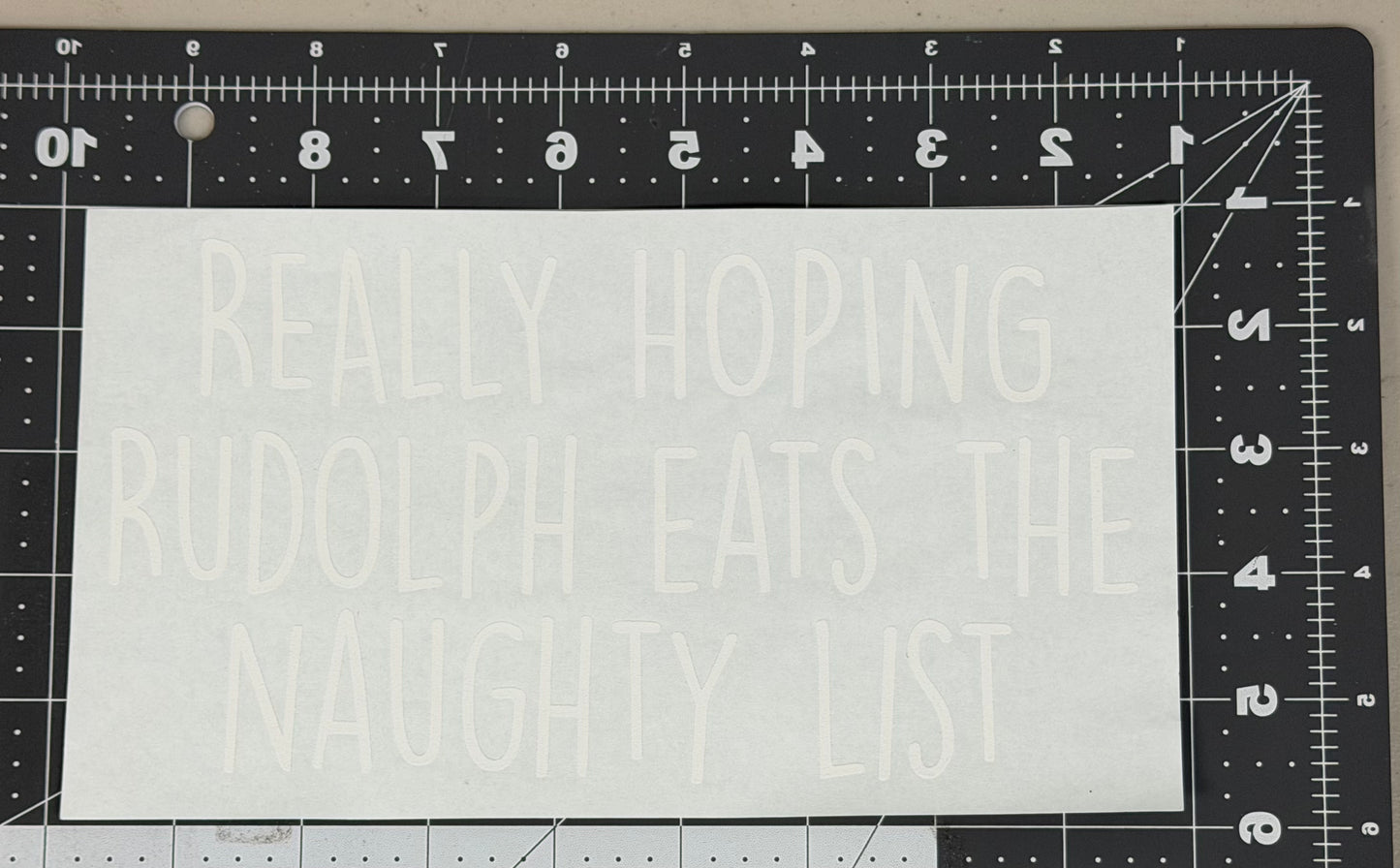 I Hope Rudolph Eats