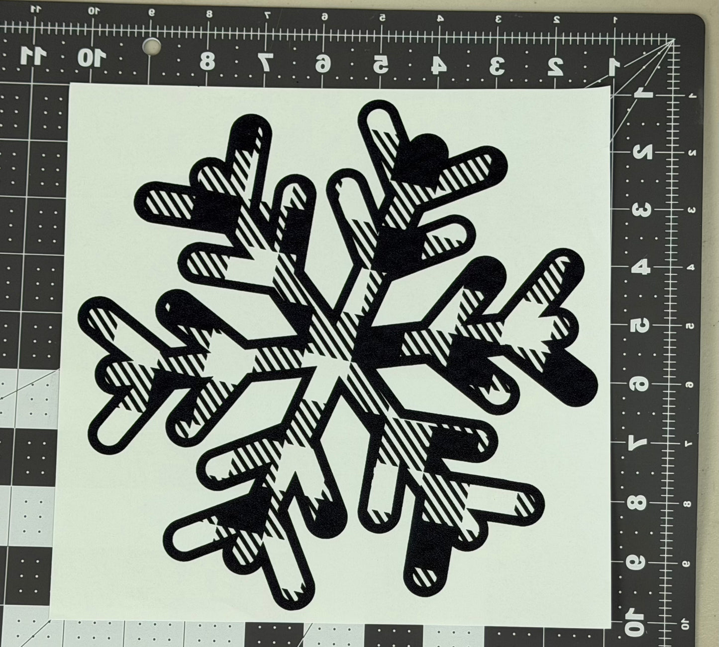 Plaid Snowflake
