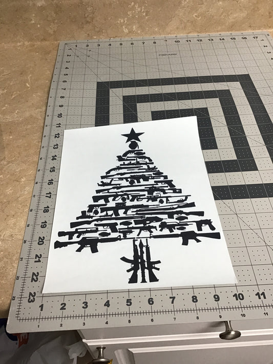 Black Ammo Christmas Tree