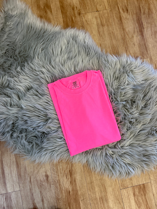 Comfort Colors Neon Pink