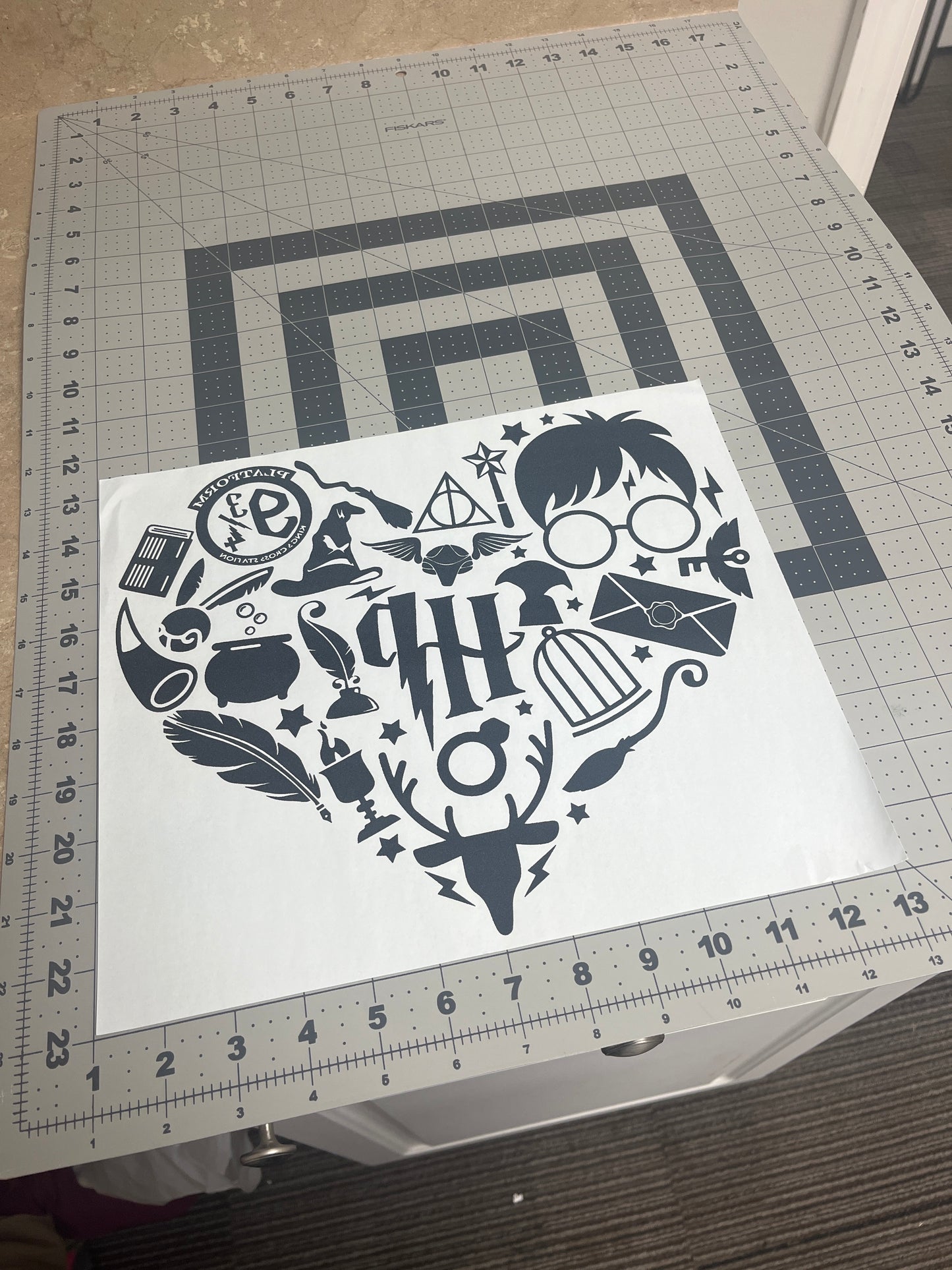 Harry Potter Heart Design