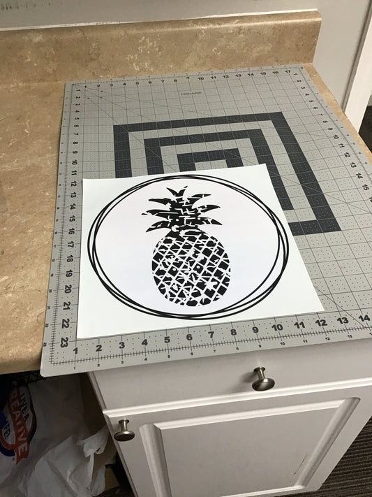 Pineapple in Sunset