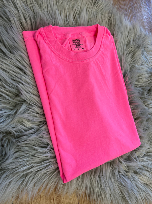 Comfort Colors Neon Pink