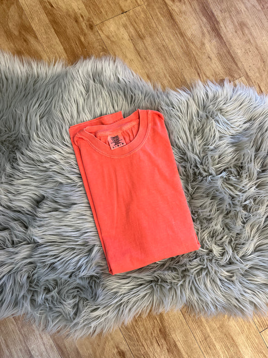 Comfort Colors Neon Red Orange