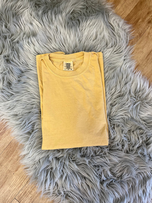 Comfort Colors Mustard