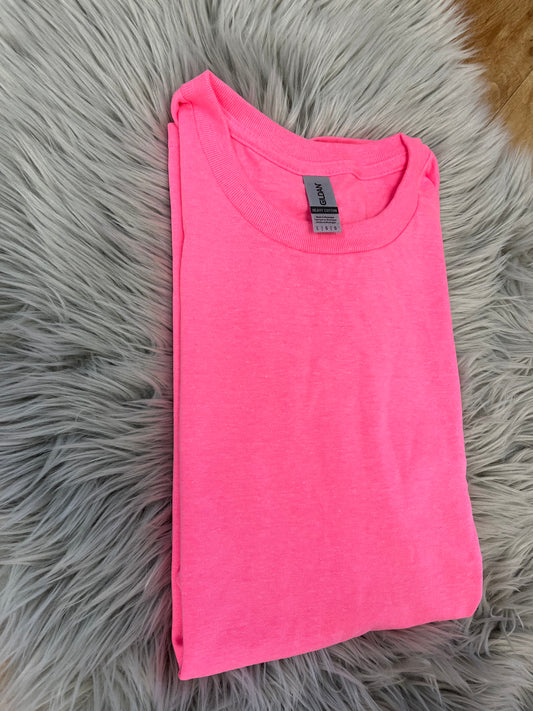 Gildan Safety Pink