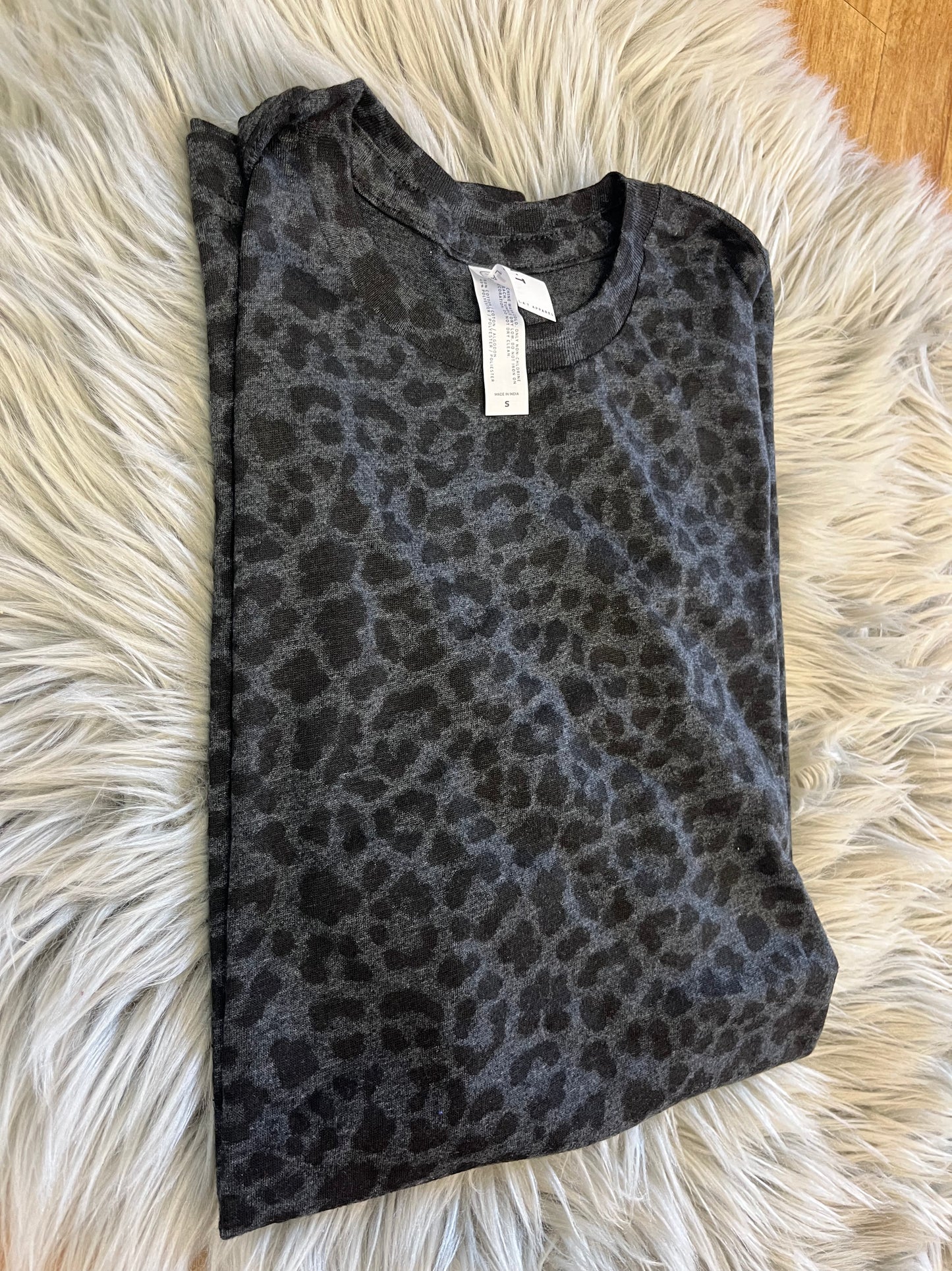 LAT Apparel Black Leopard