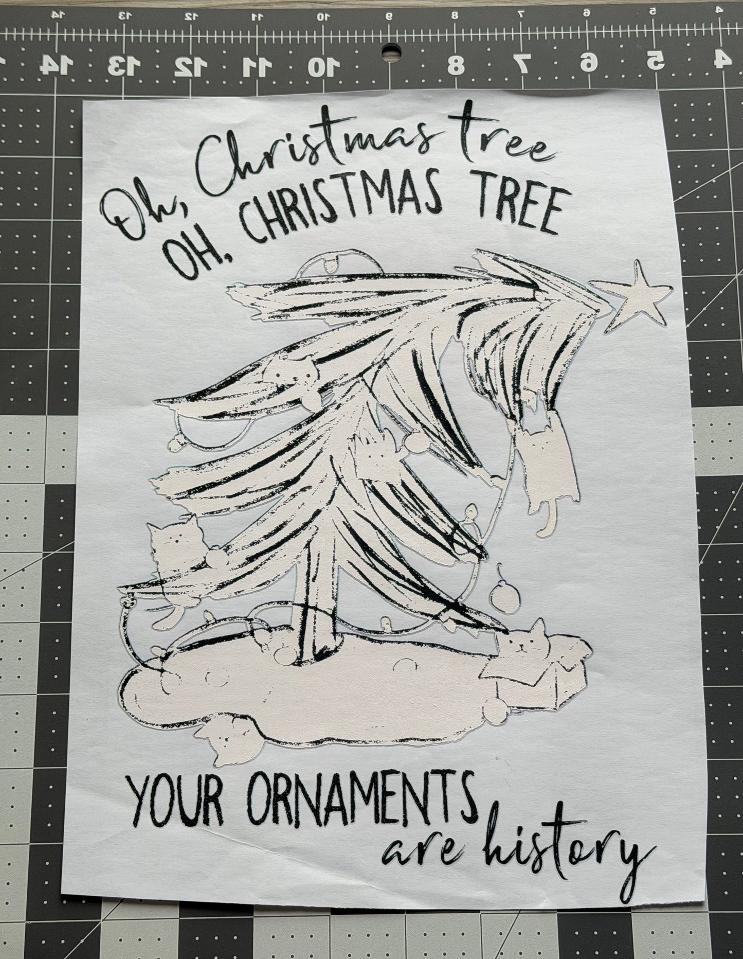Oh Christmas Tree (Cats)