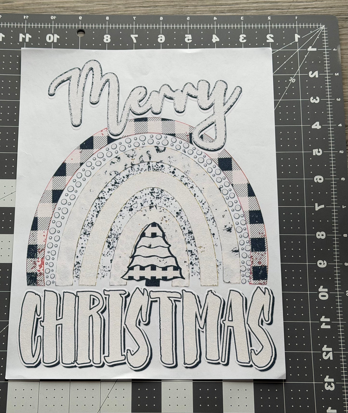 'Merry Christmas' Rainbow