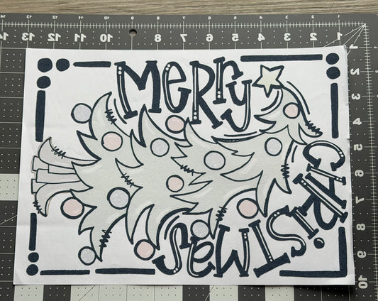 'Merry Christmas' Tree