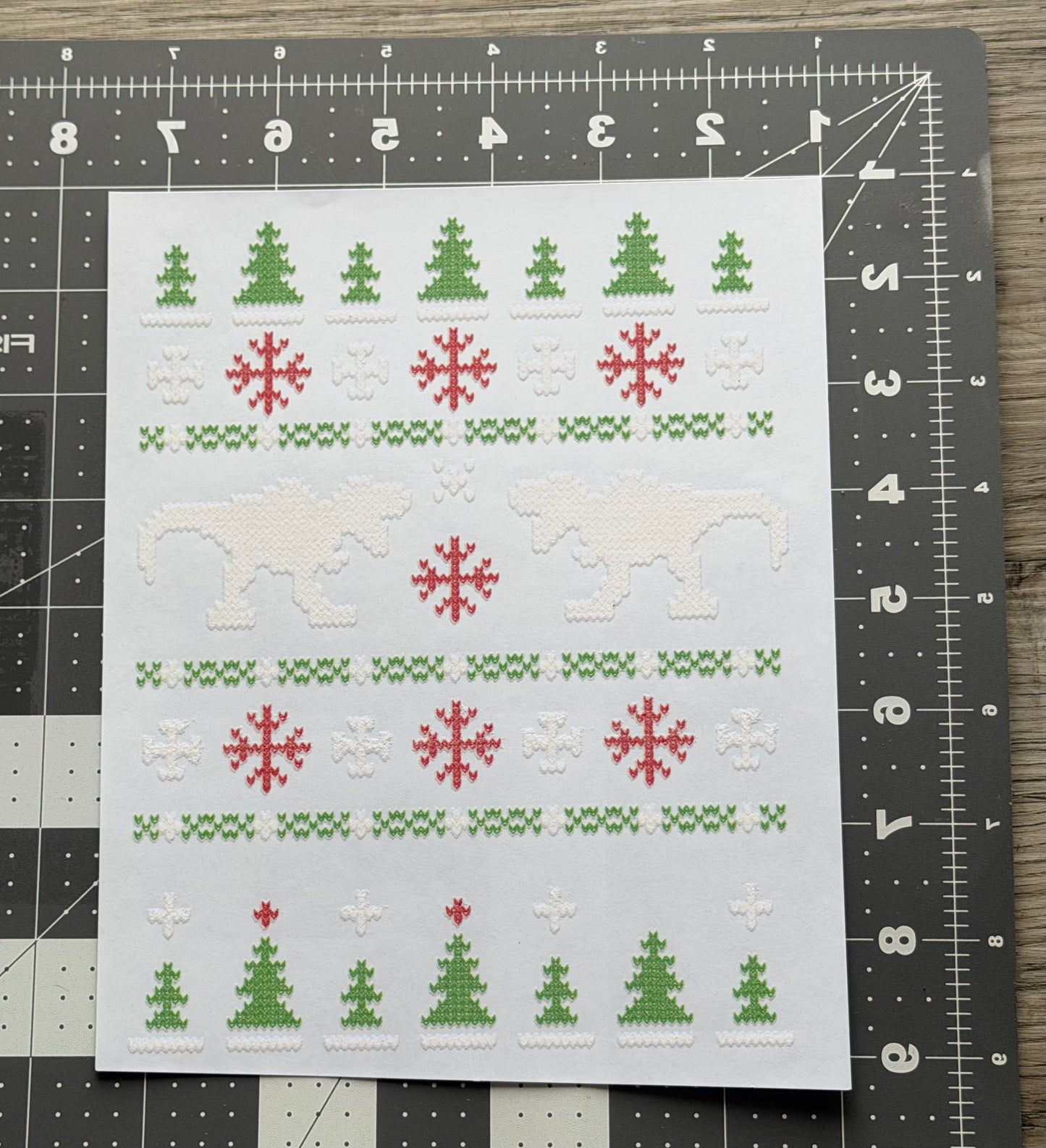 Christmas Dino Sweater Pattern