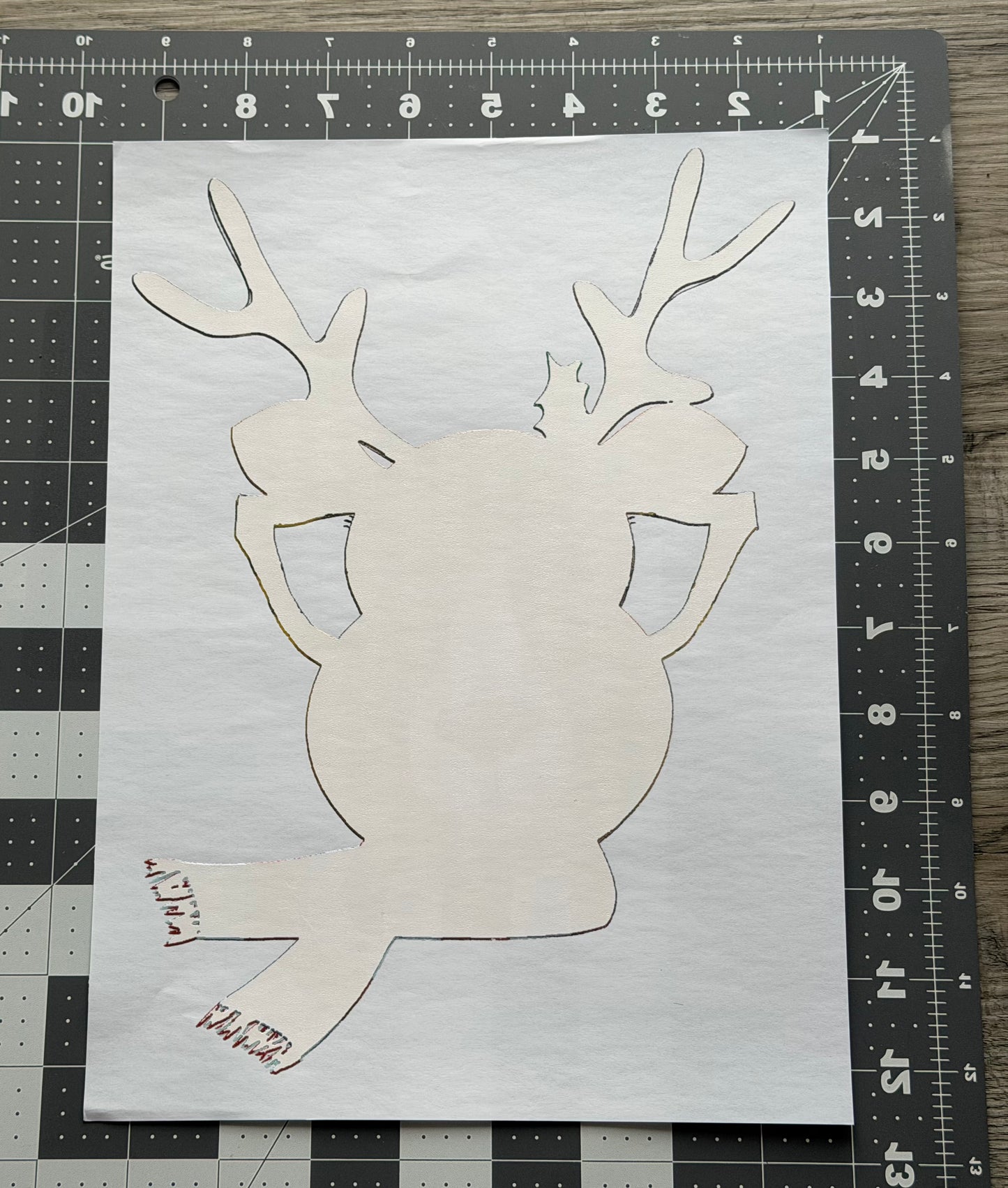 Reindeer with Leopard Glasses