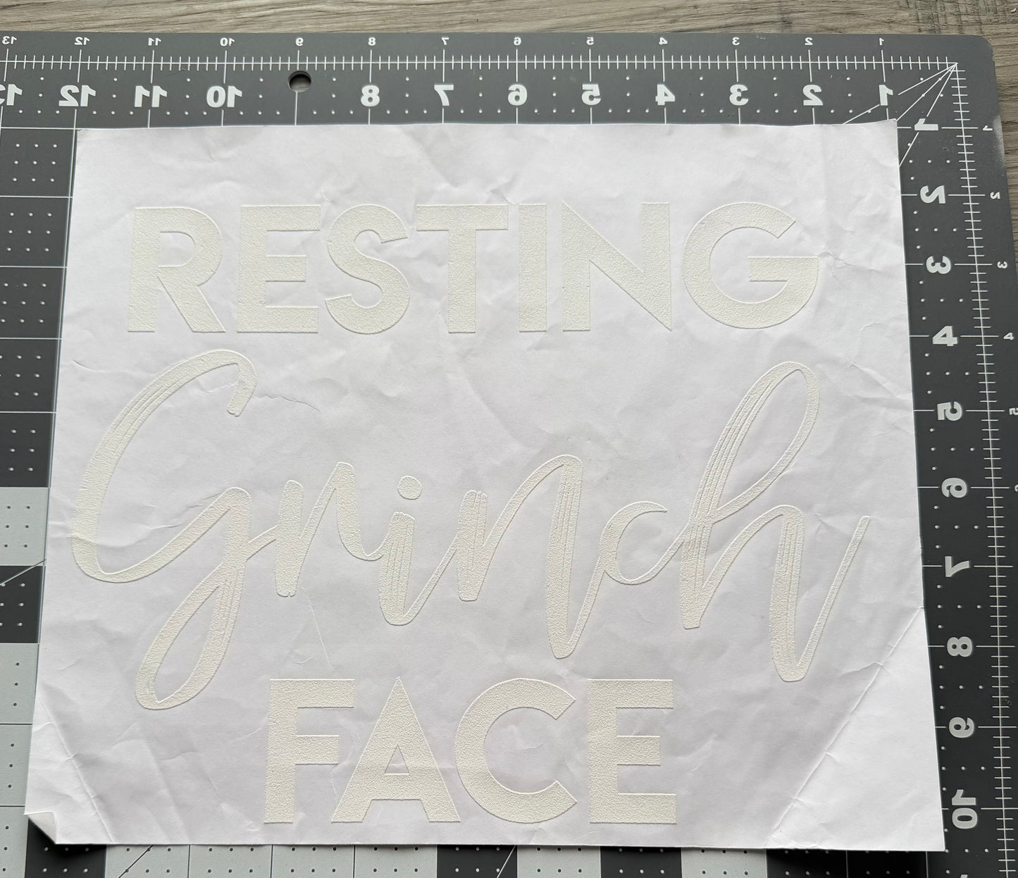 Resting 'Green Man' Face