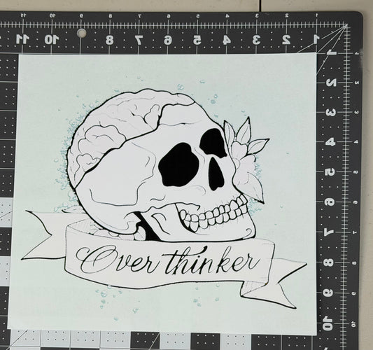 'Overthinker' Skull