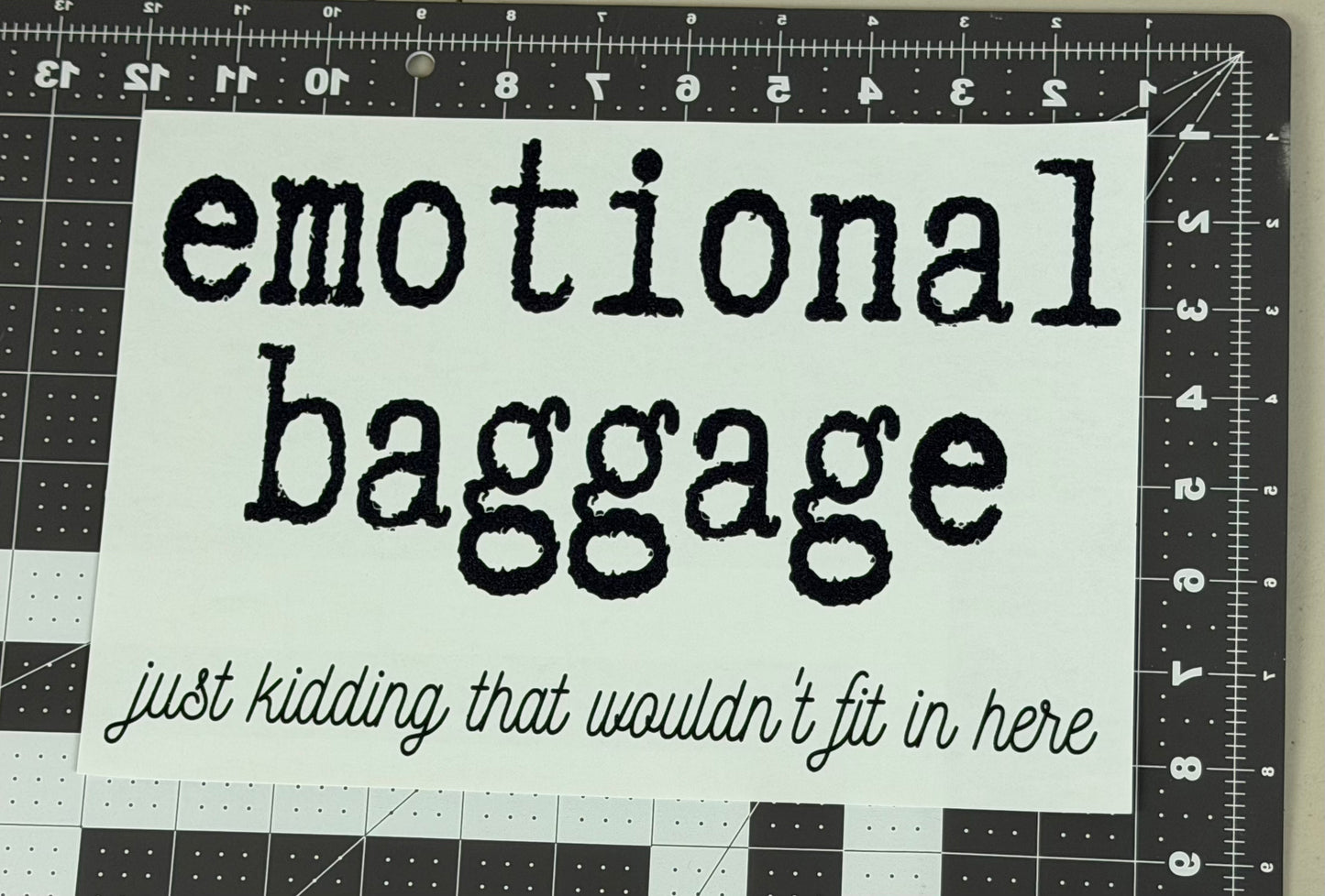 Emotional Baggage
