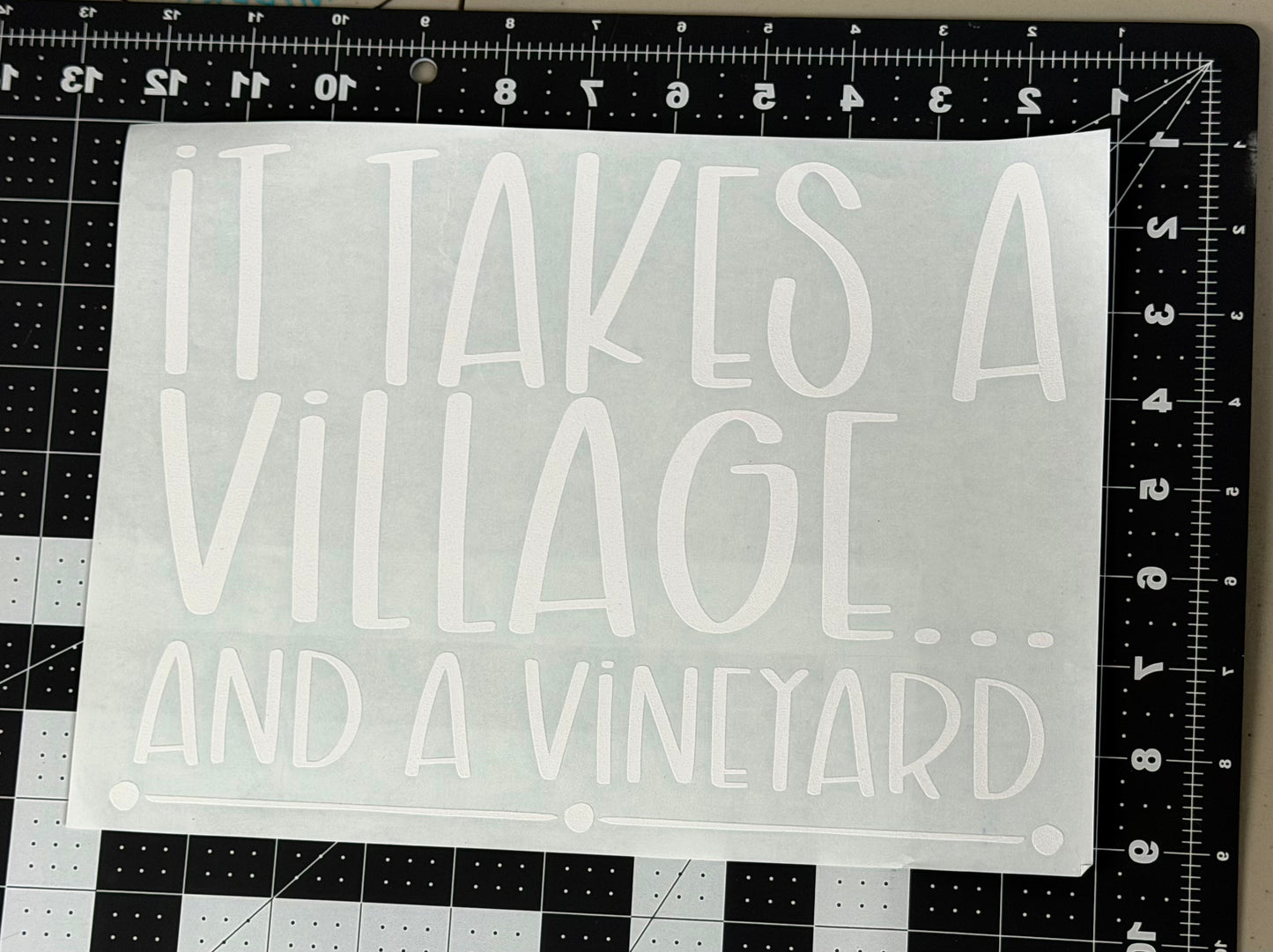 It Takes A Village