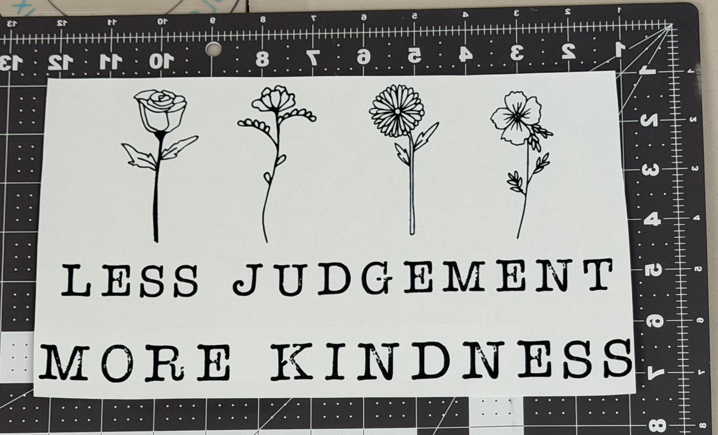 Less Judgement More Kindness