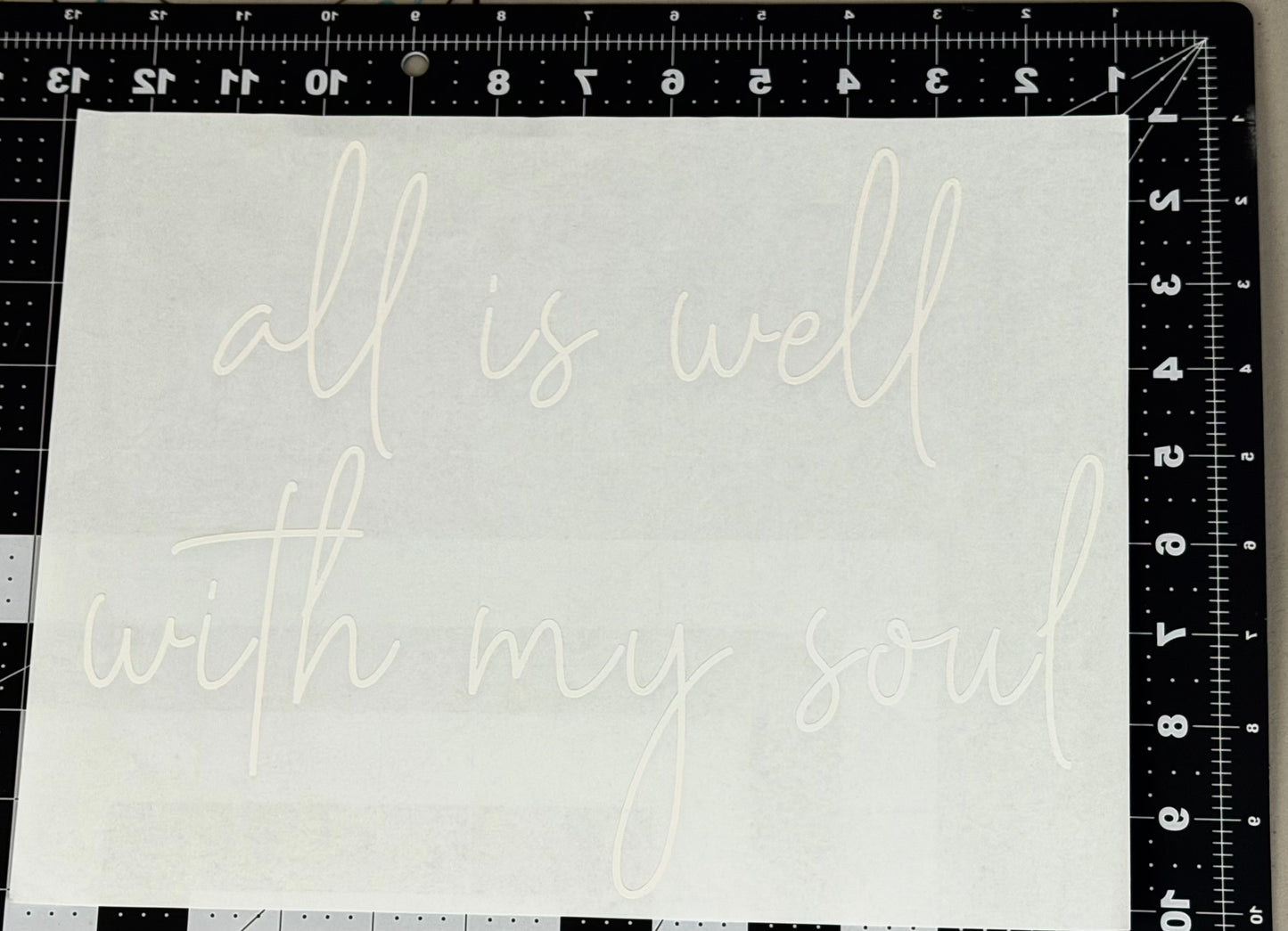 All is Well With My Soul