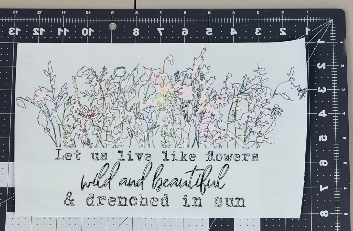 Let Us Live Like Flowers