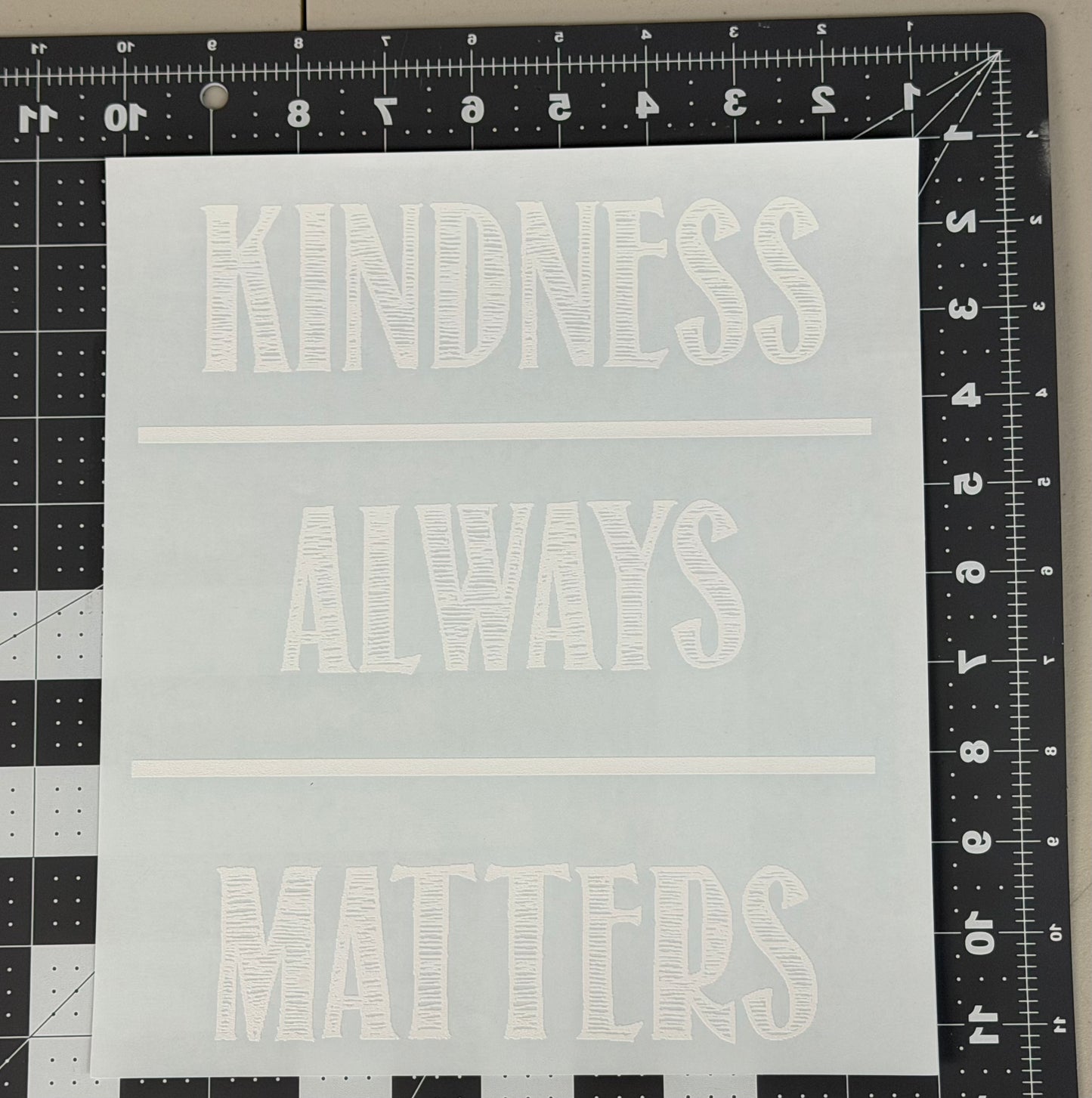 Kindness Always Matters