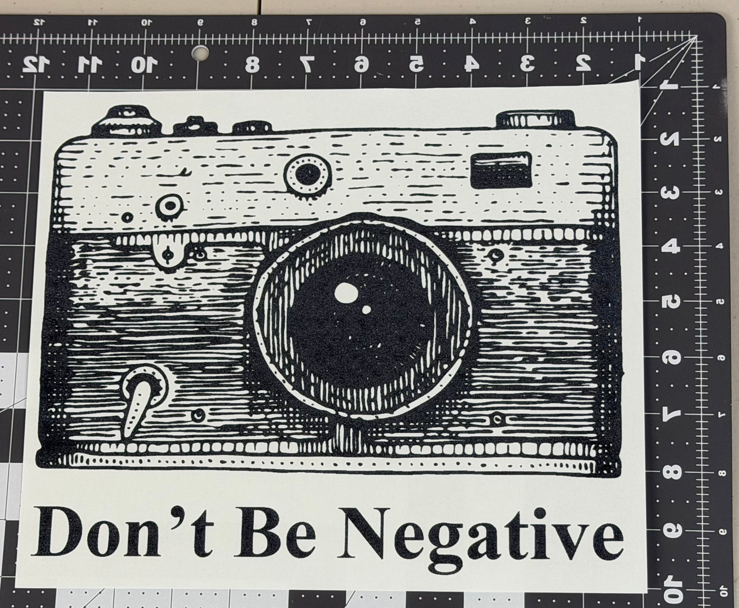 Don't Be Negative