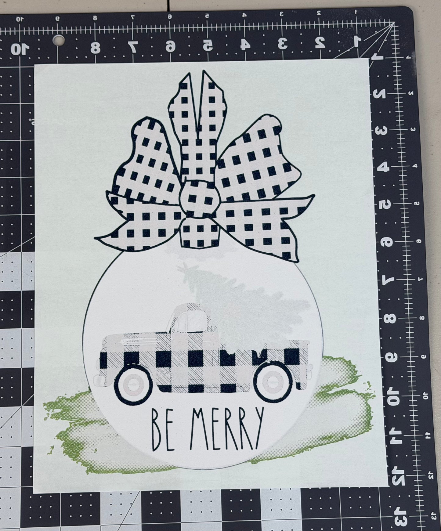 'Be Merry' Ornament
