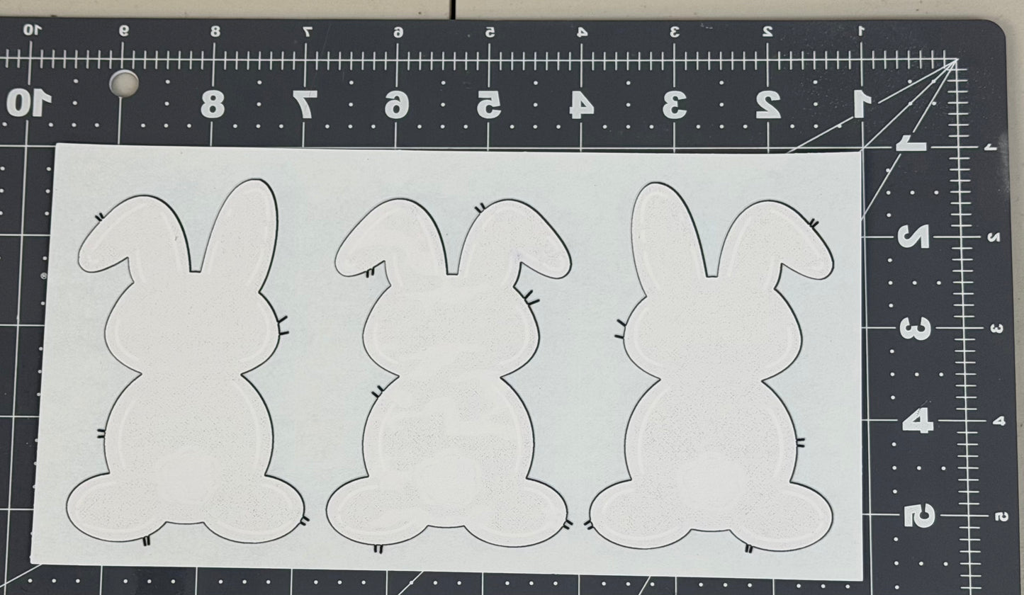3 Camo Bunnies