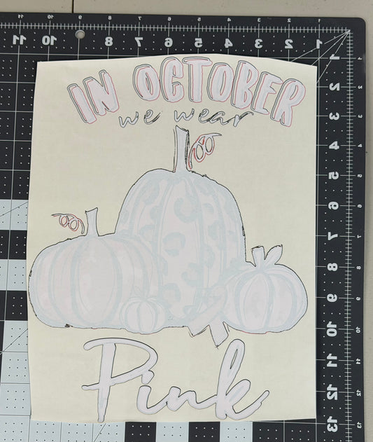 In October, We Wear Pink