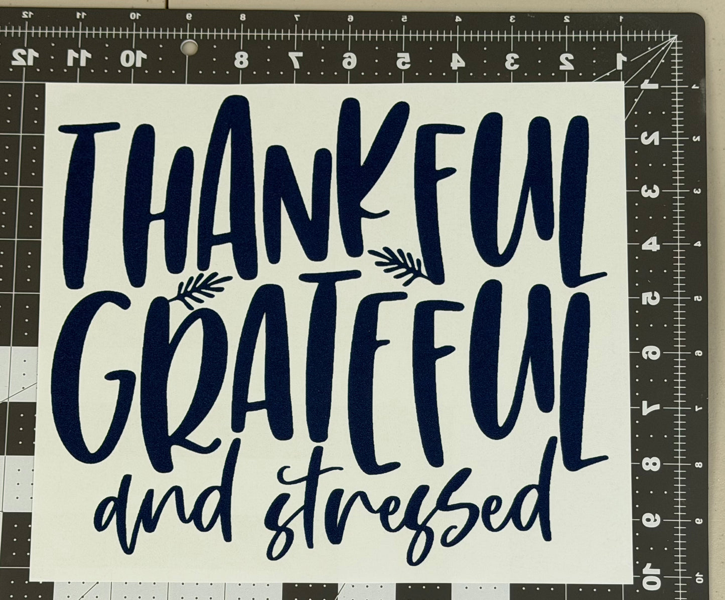 Thankful, Grateful, & Stressed