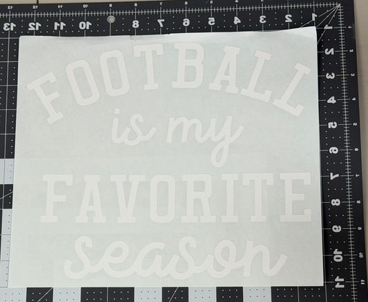Football Is My Favorite Season