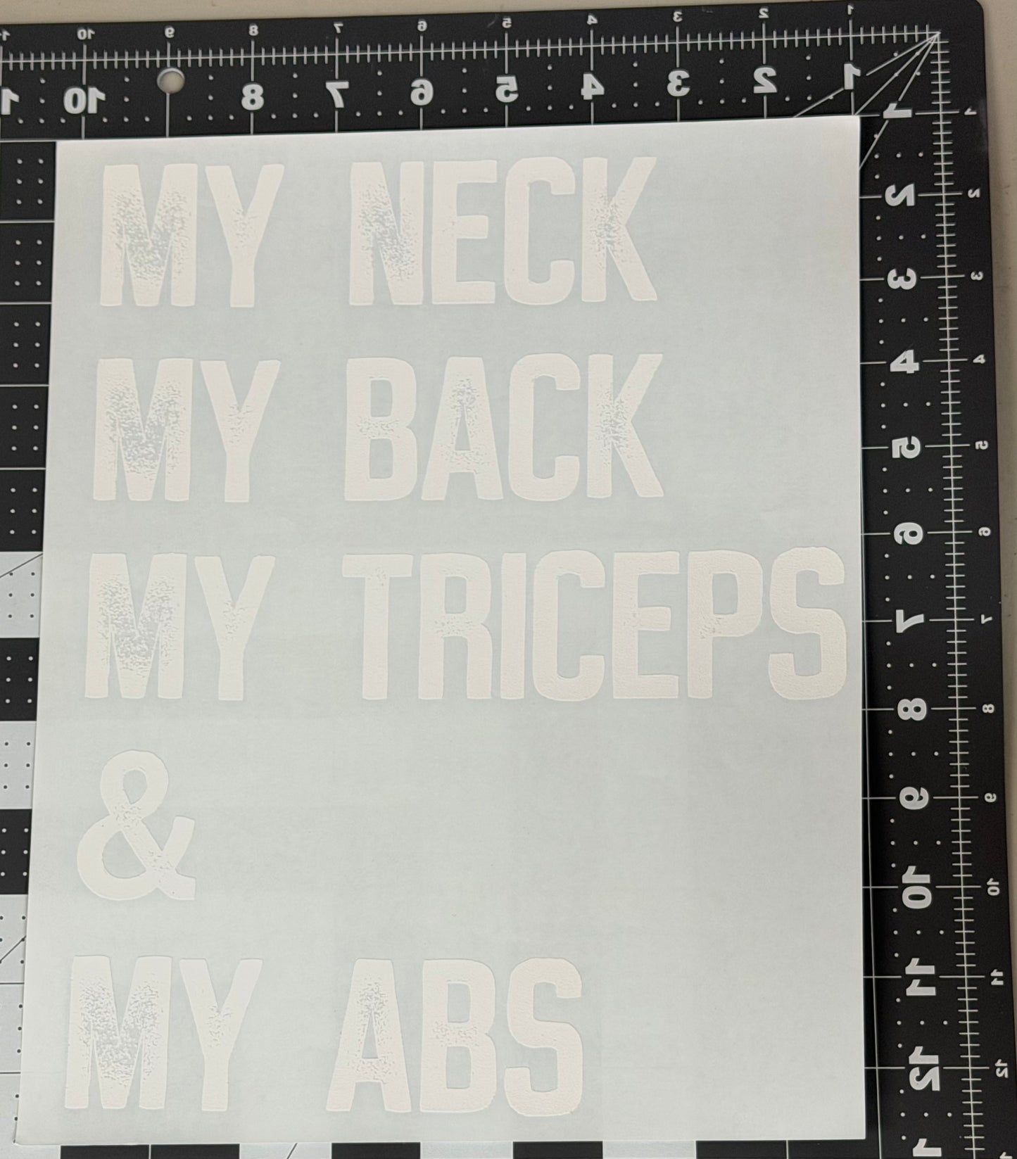 My Neck, My Back