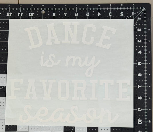 Dance is My Favorite Season