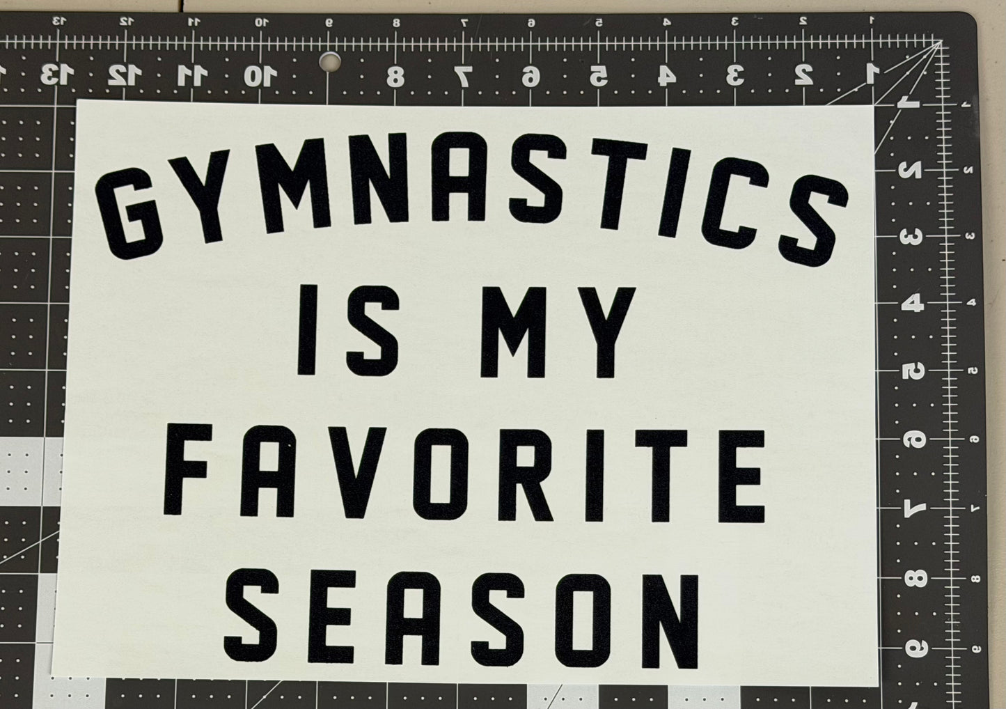 Gymnastics is My Favorite Season