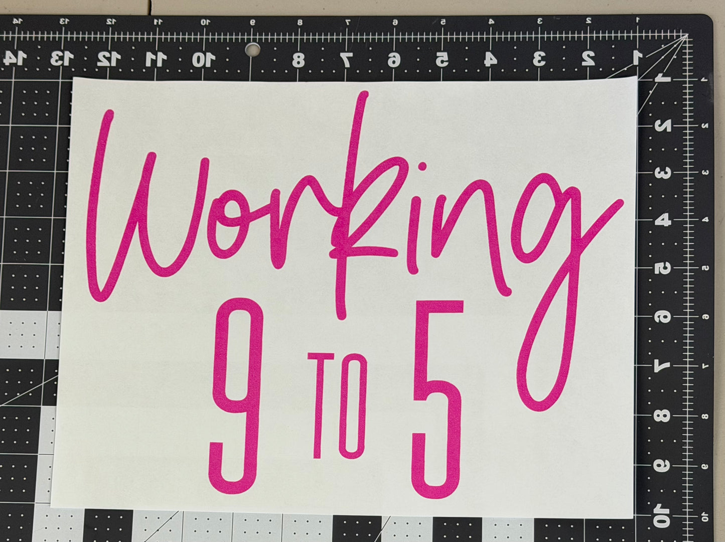 Working 9 to 5
