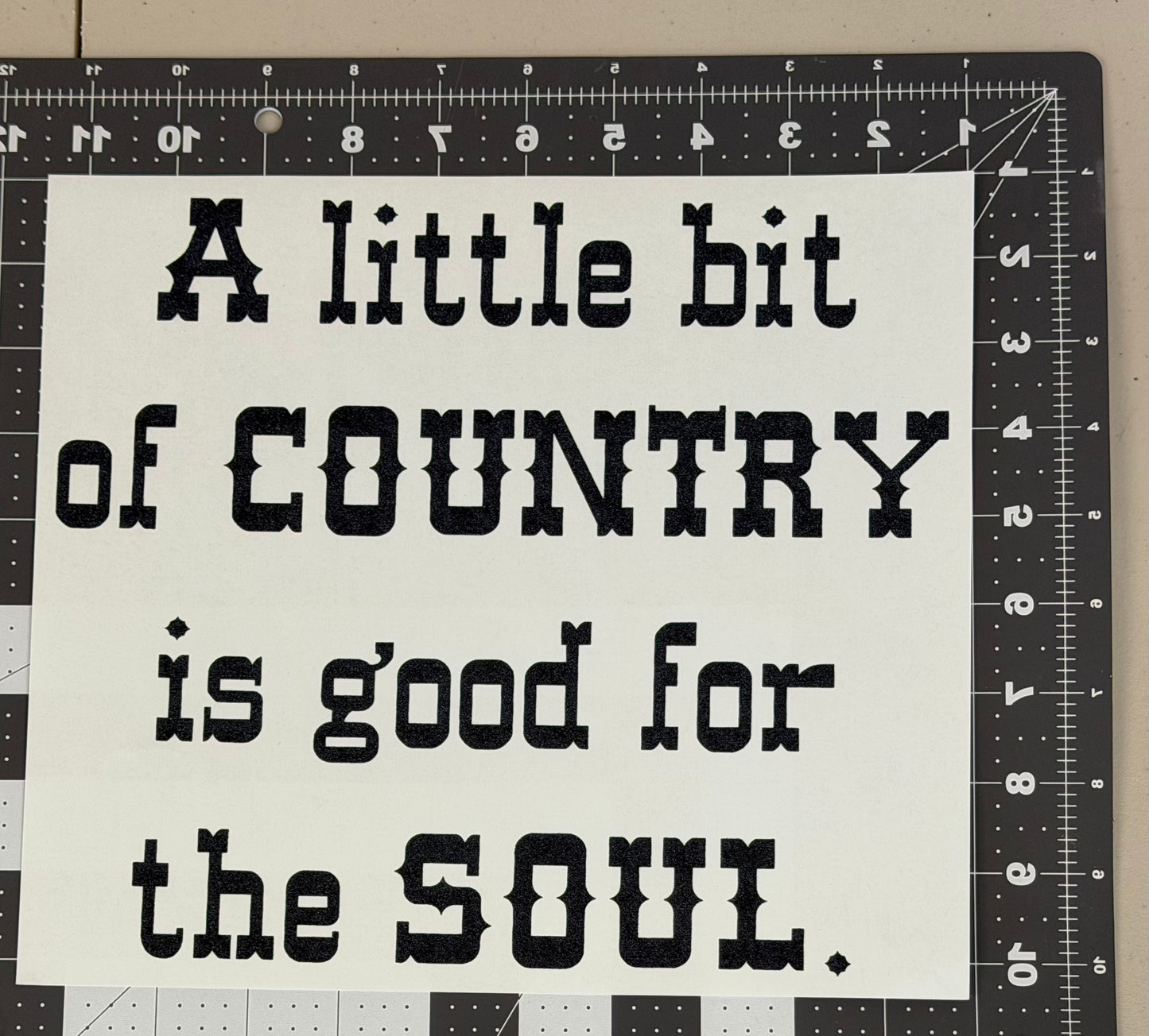 A Little Bit of Country is Good For the Soul