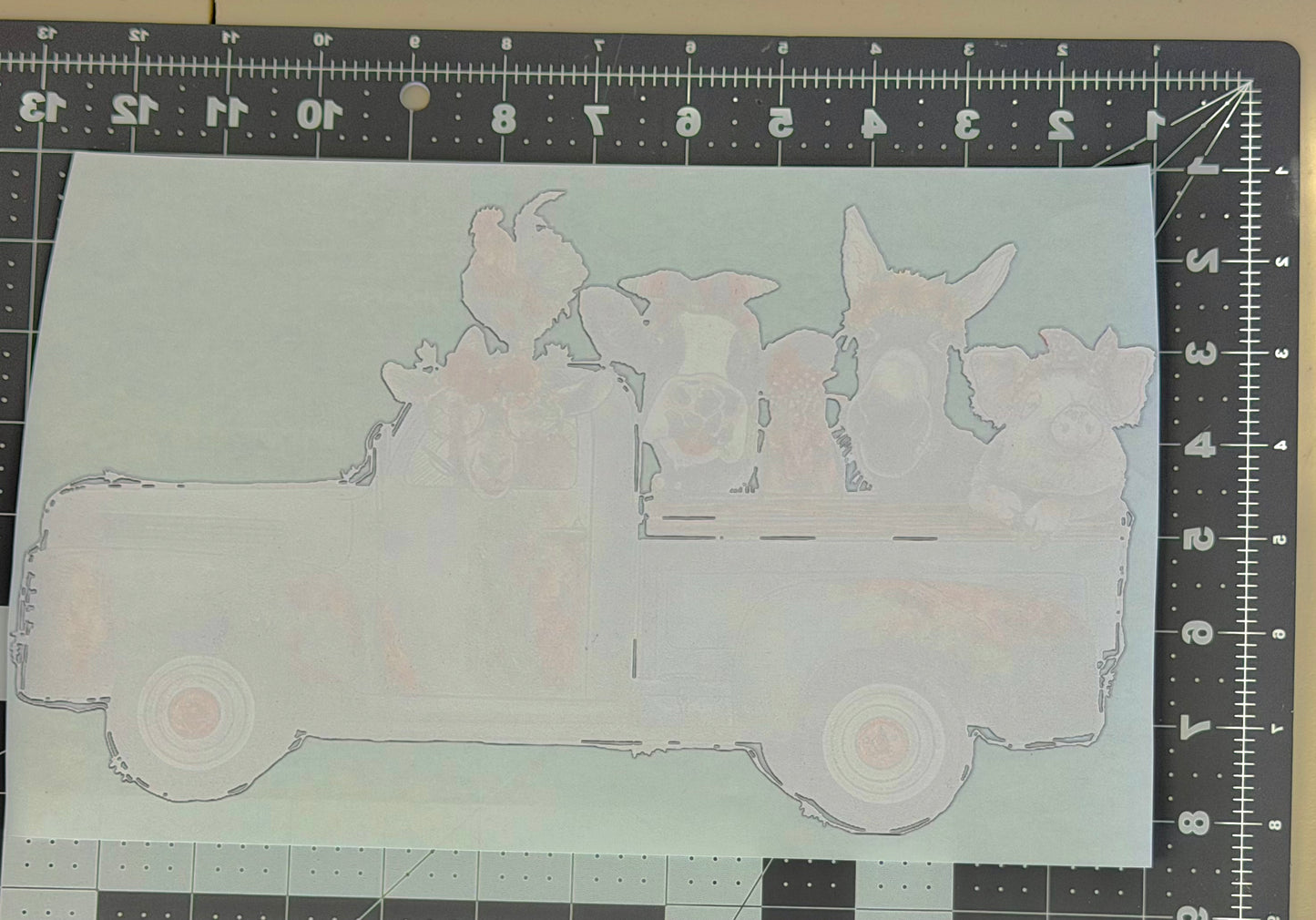 Farm Truck with Animals
