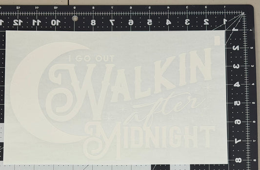 I Go Out Walkin' After Midnight