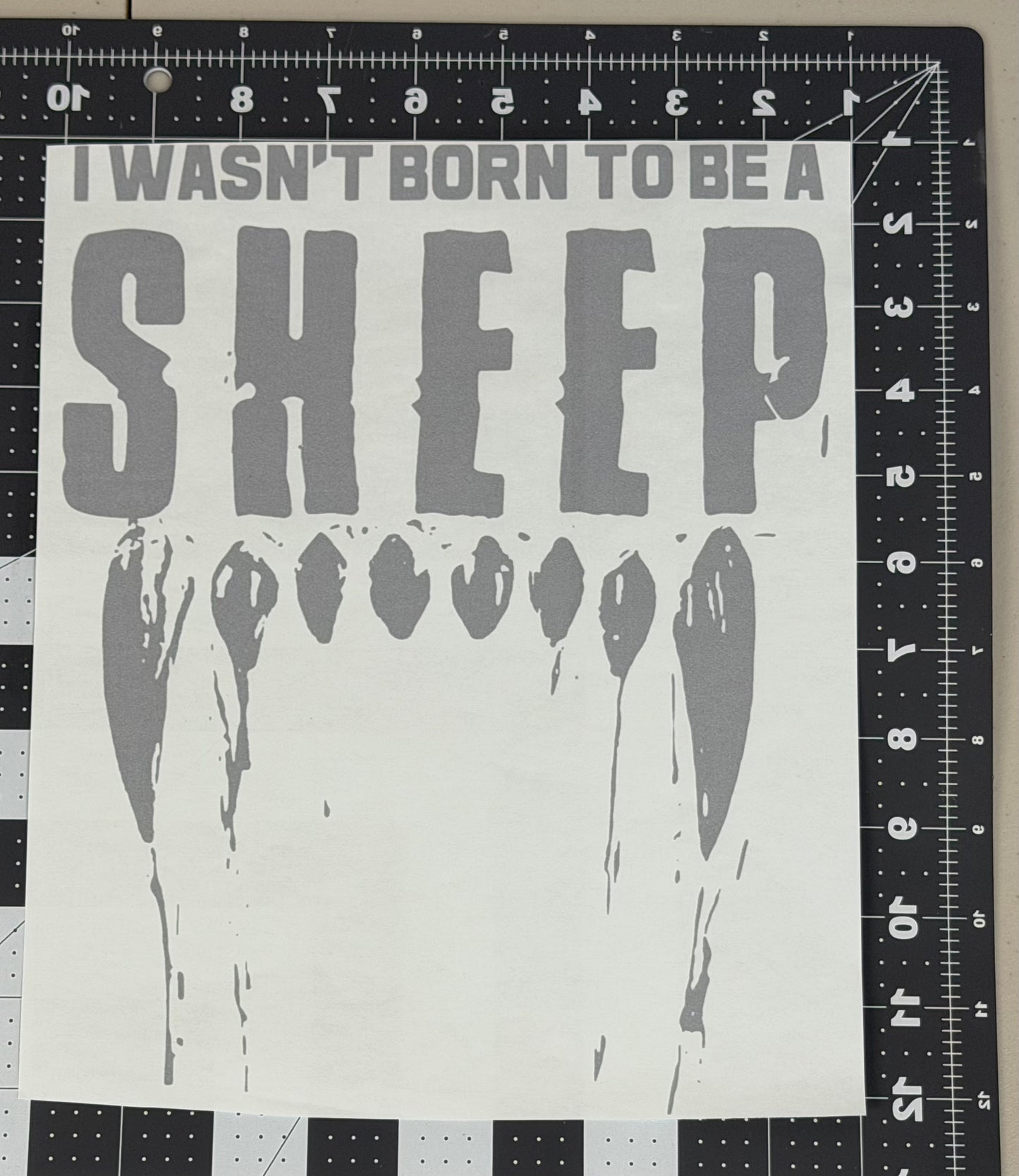 I Wasn't Born to be A Sheep