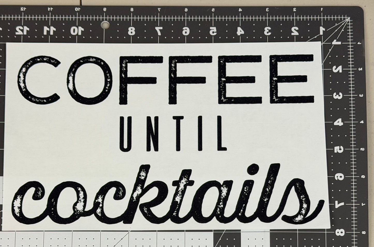 Coffee Until Cocktails