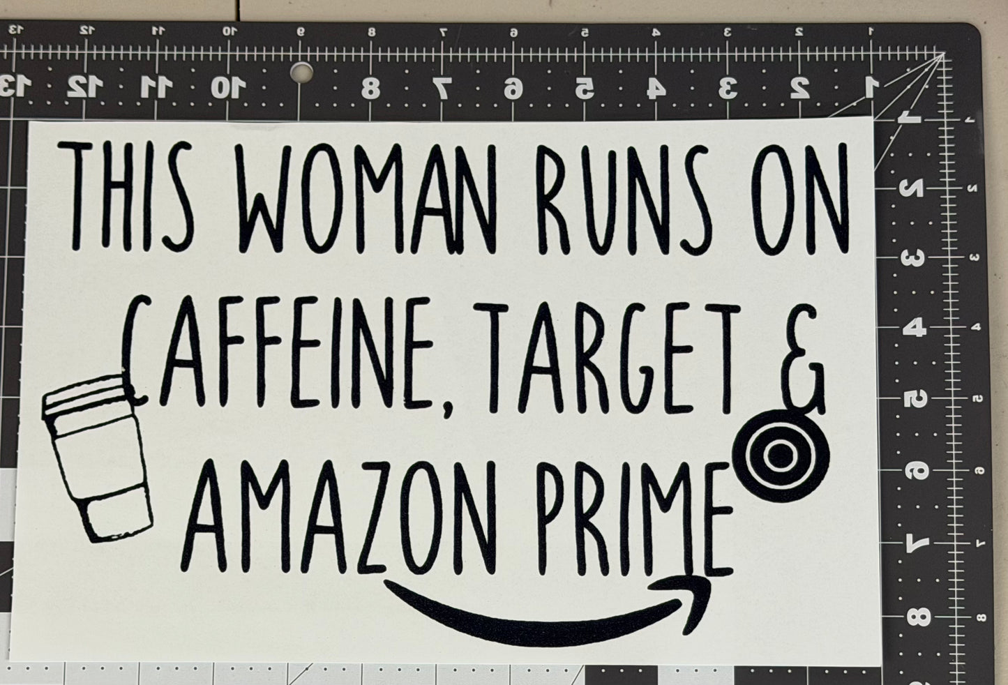 This Woman Runs on Caffeine, Target, & Amazon Prime