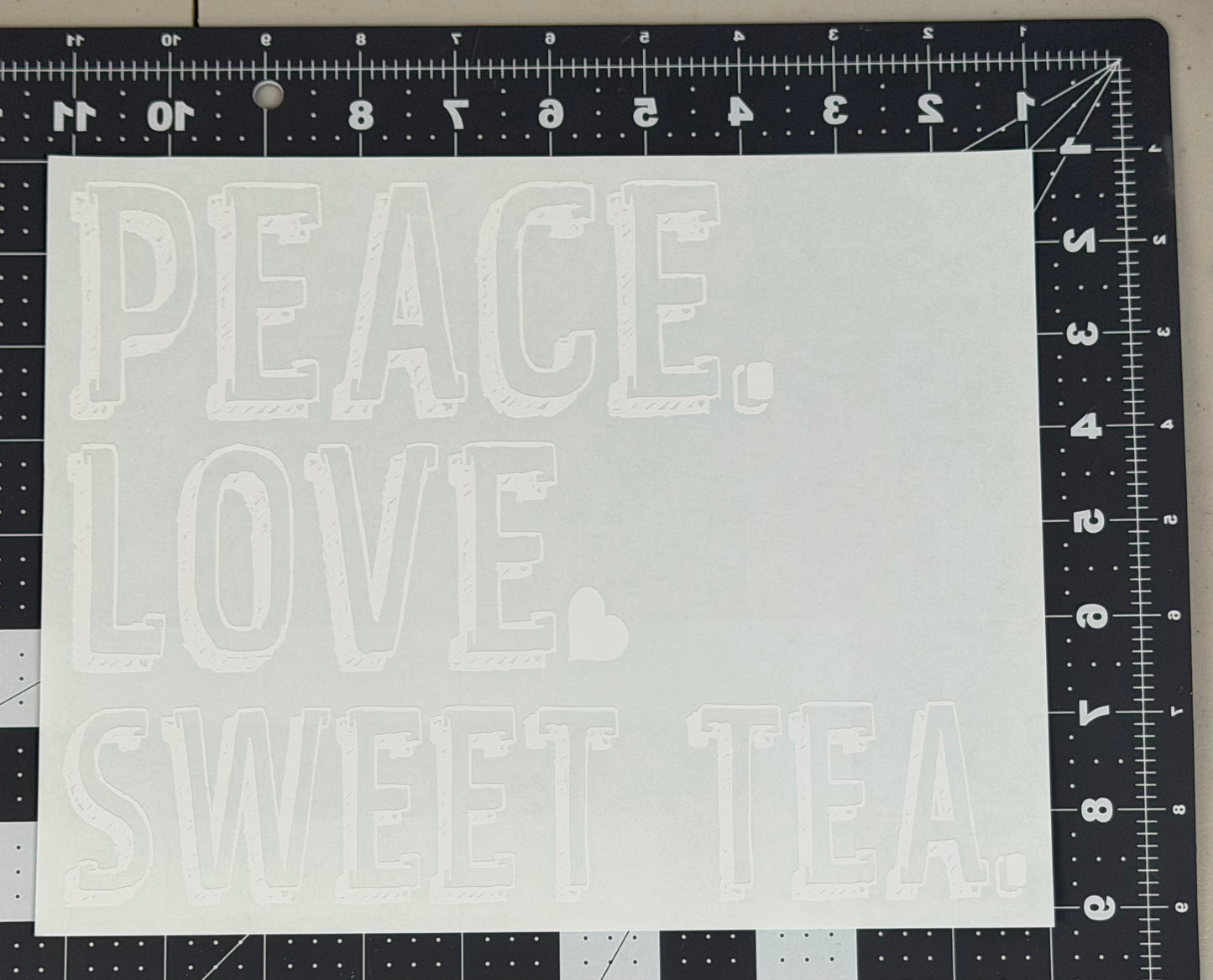 Peace. Love. Sweet Tea.