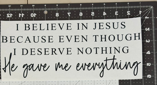 He Gave Me Everything