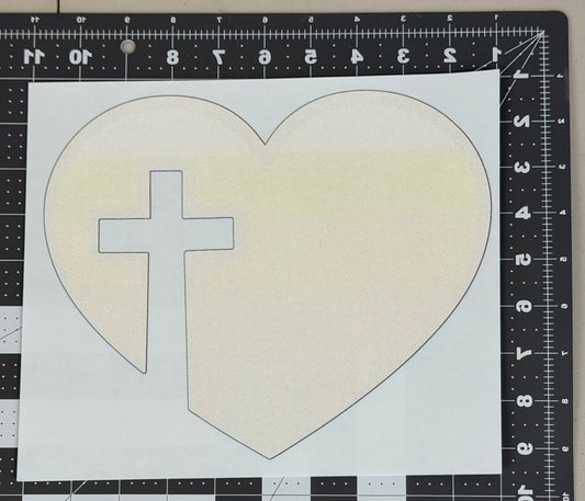Cross Inside a Heart
